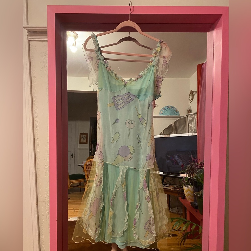 Christian Dior 2005 ice cream dress